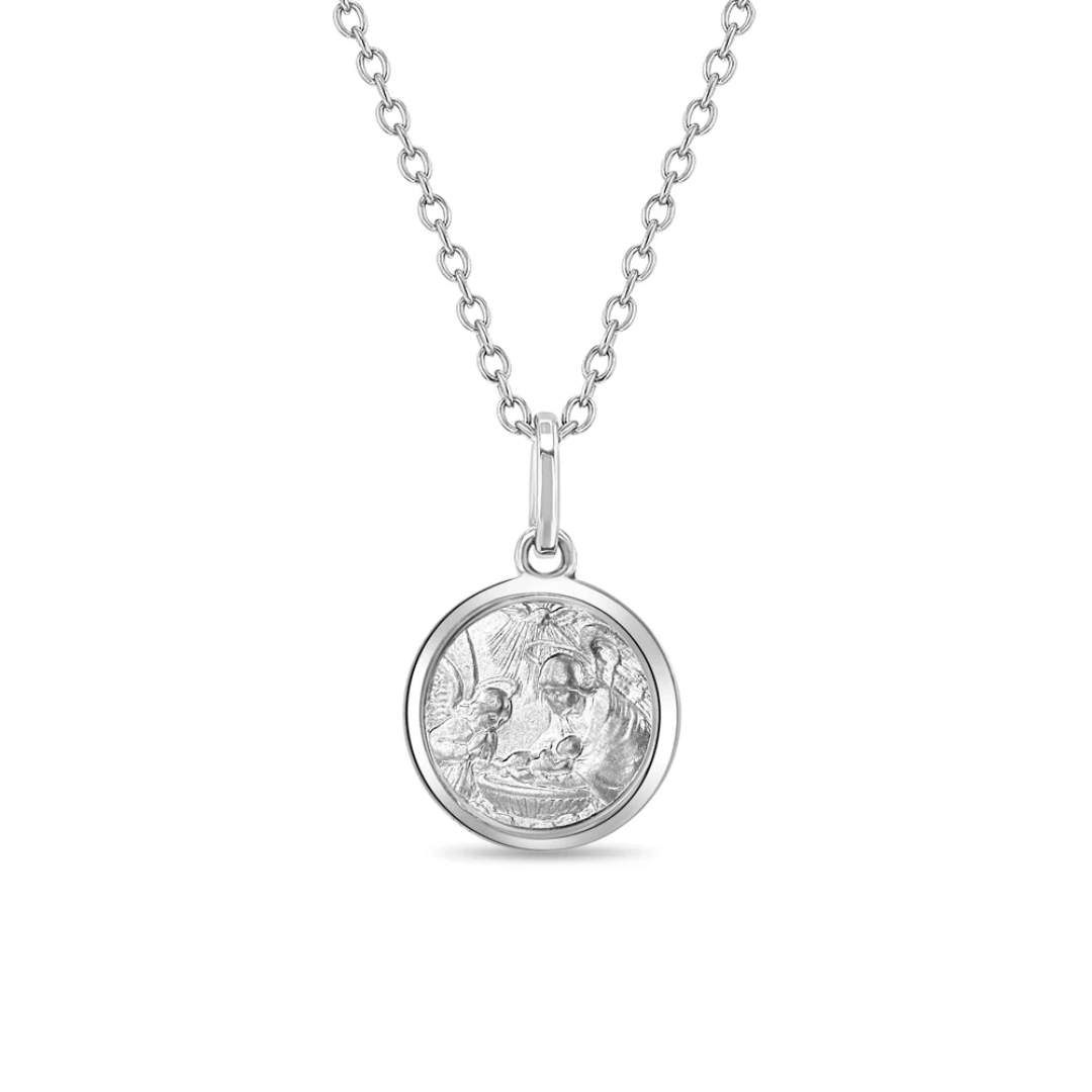 Cadena de plata para bautismo