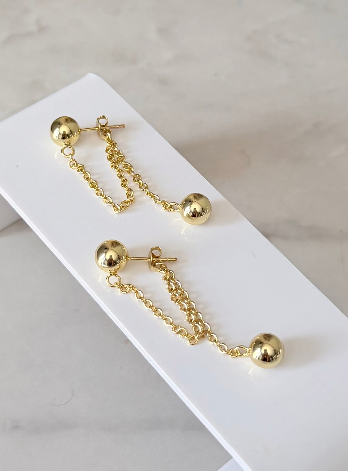 Golden drop (plata con baño)