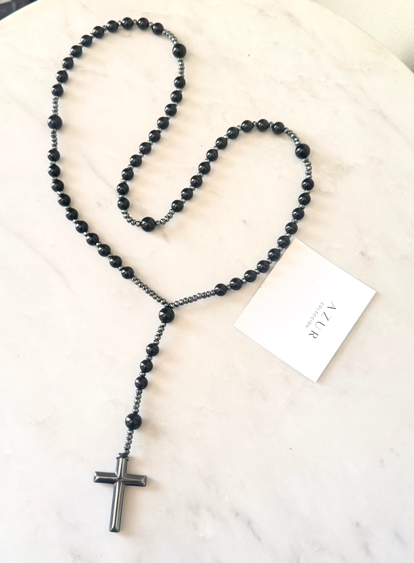 Rosario (piedra ojo de tigre)