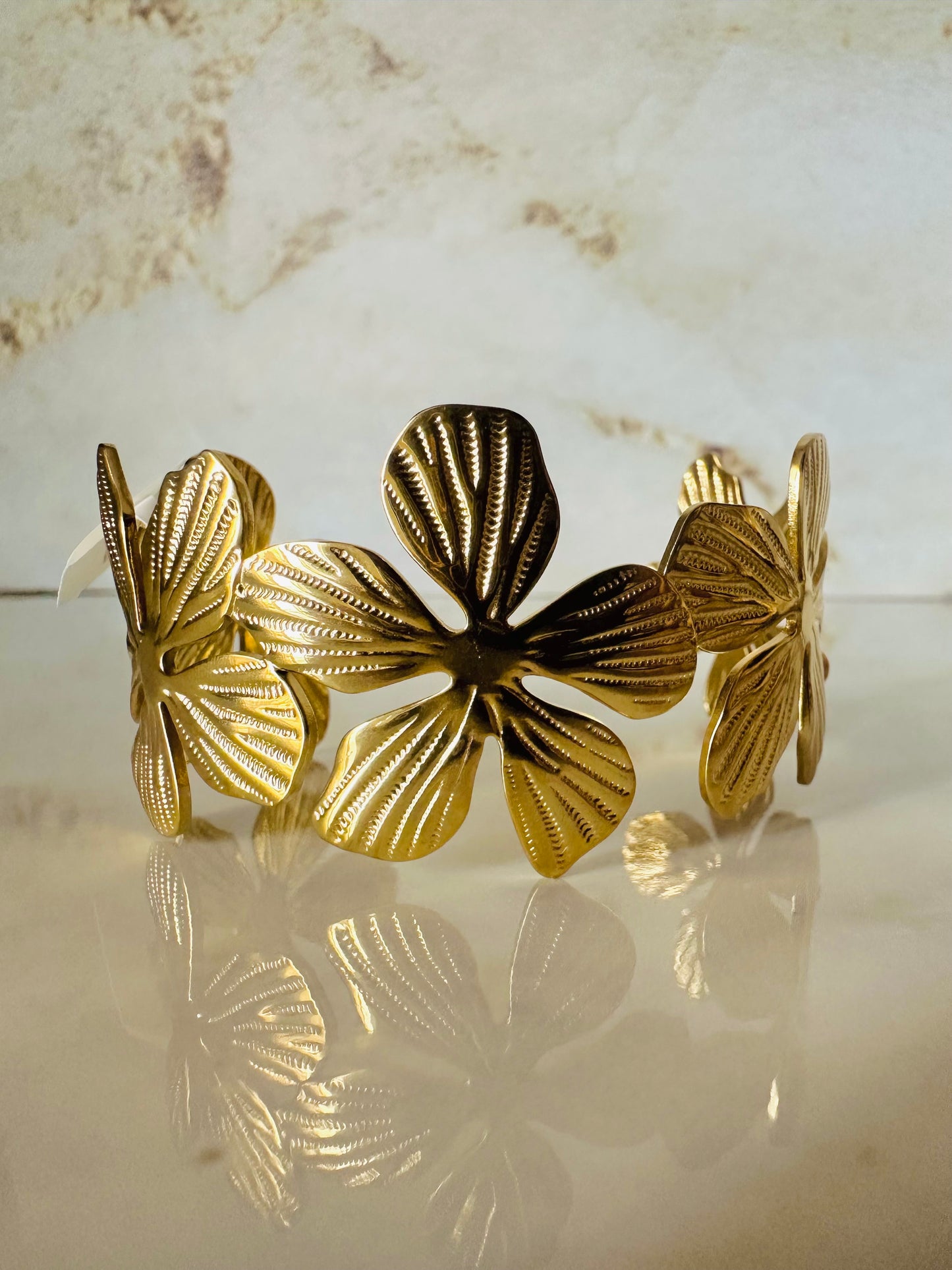 Brazalete Bangle Flowers