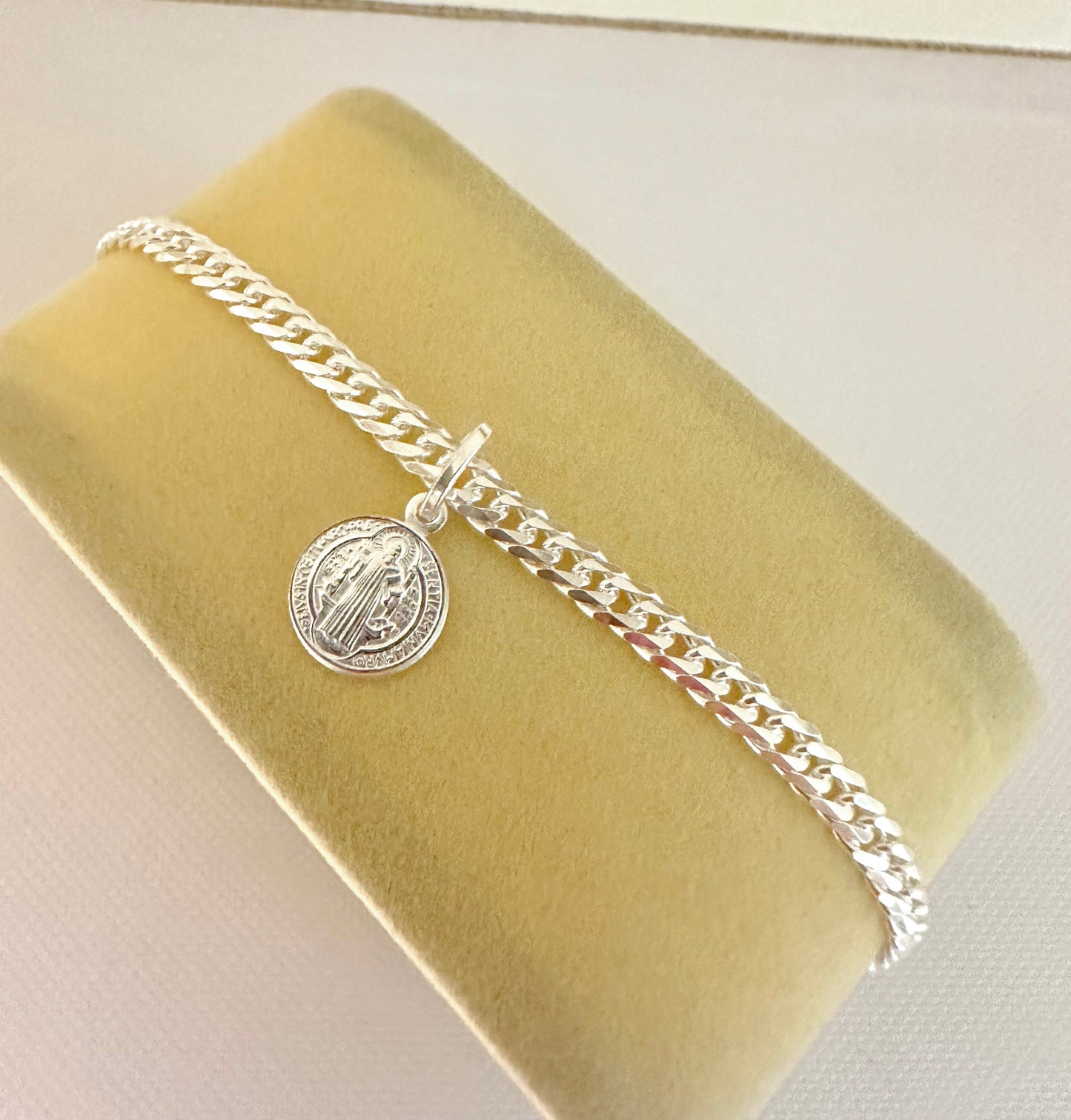 Pulsera San Benito (plata 925)