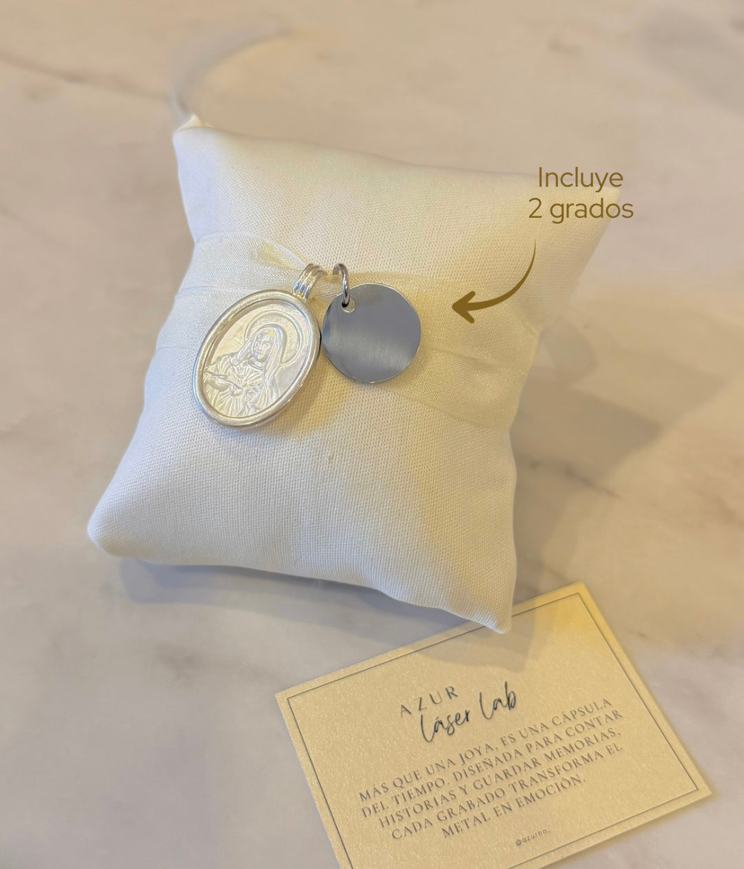 Inmaculado Corazón de María (plata 925)