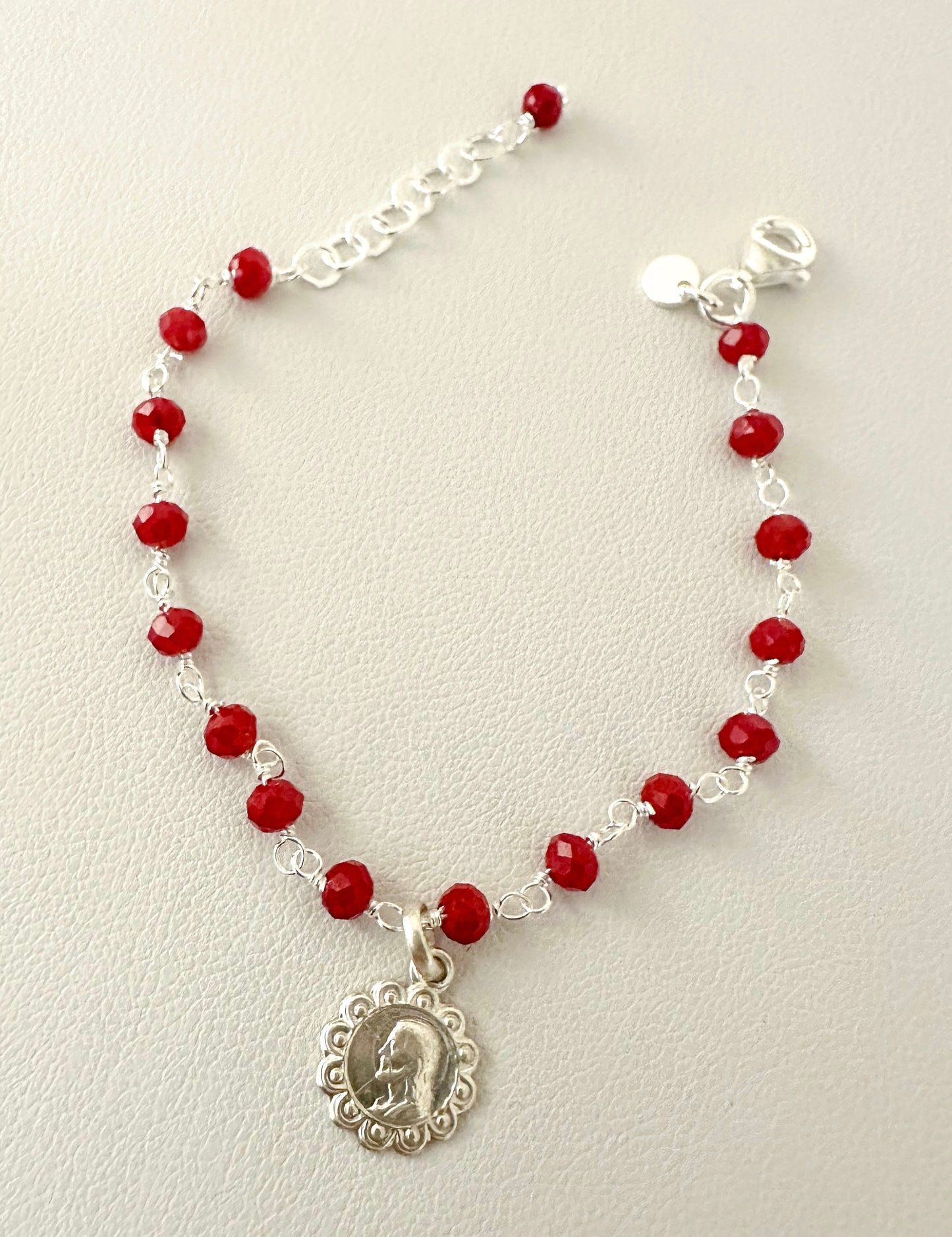 Pulsera para bebé plata 925 (Jesús)