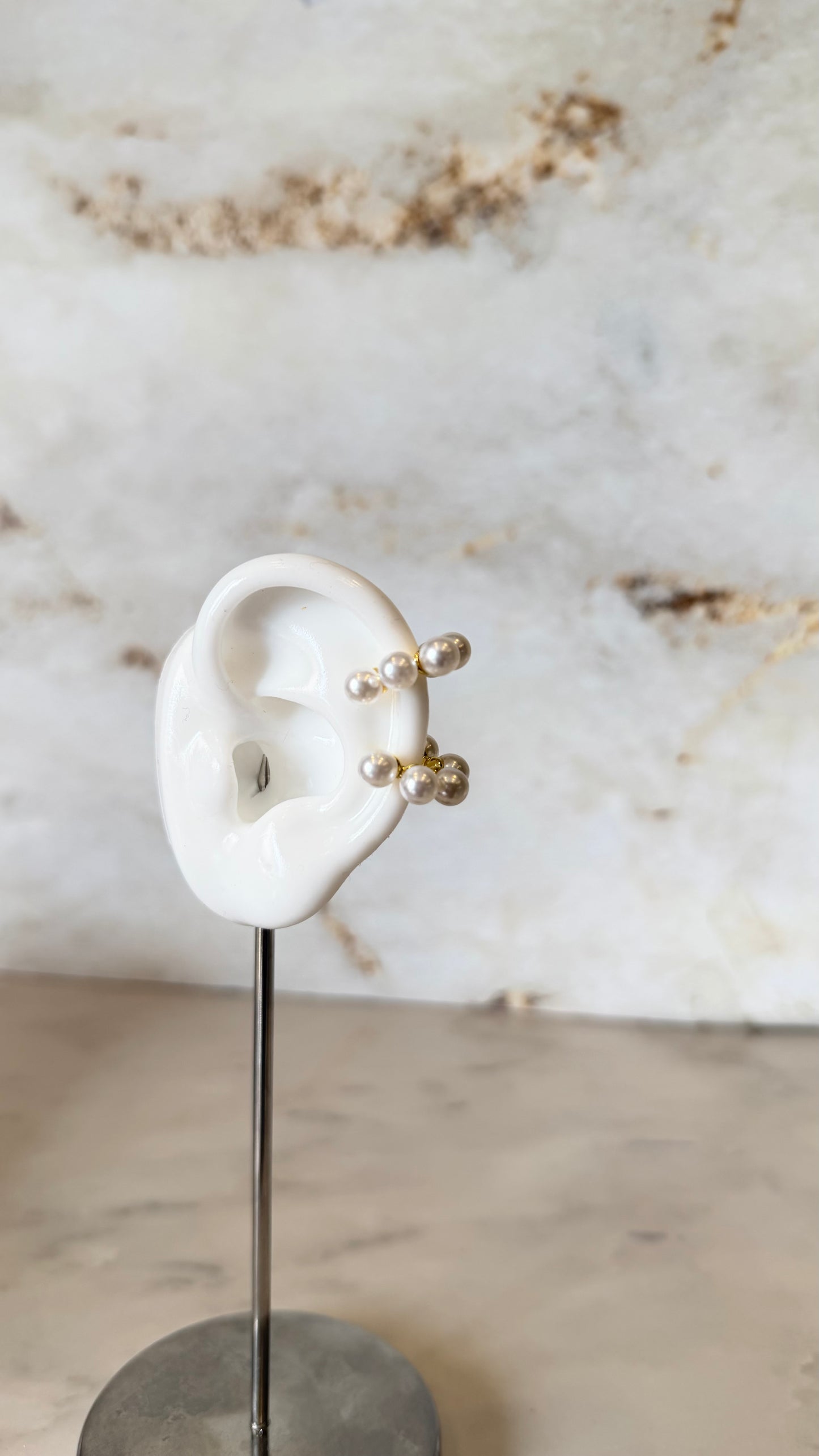 Multi Pearls Earcuff