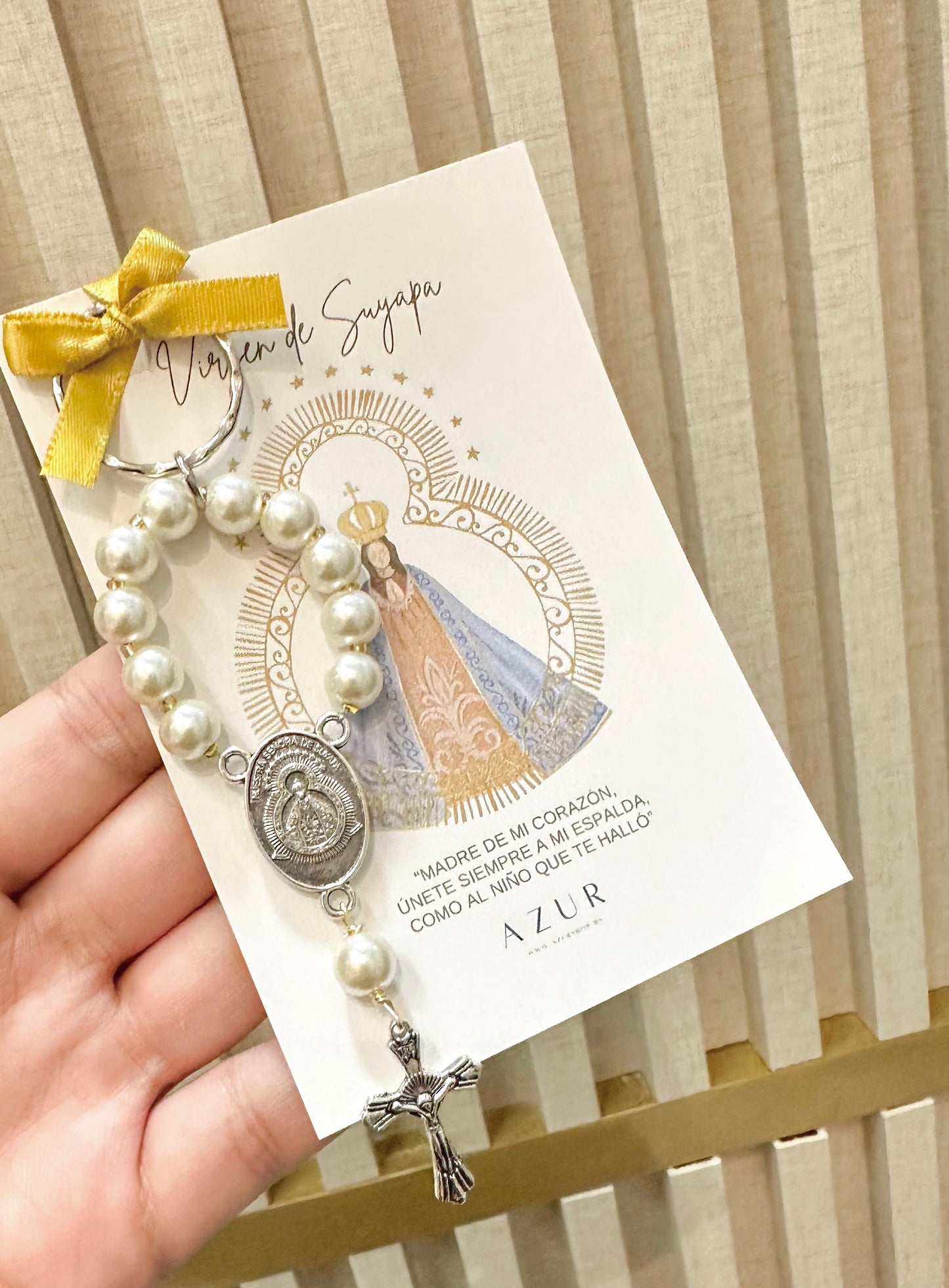 Llavero virgen de Suyapa