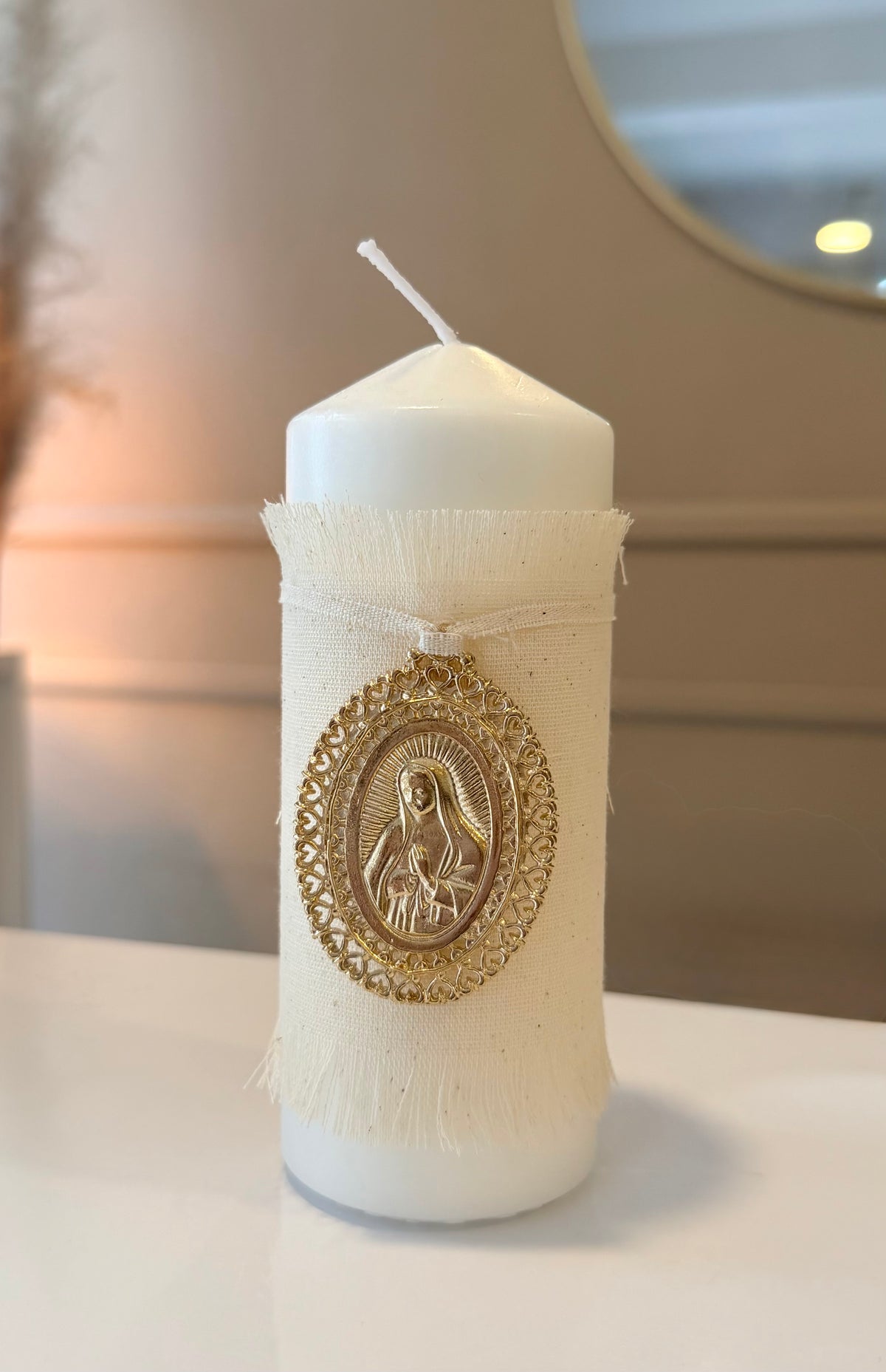 Vela española virgen de Guadalupe (mantilla)
