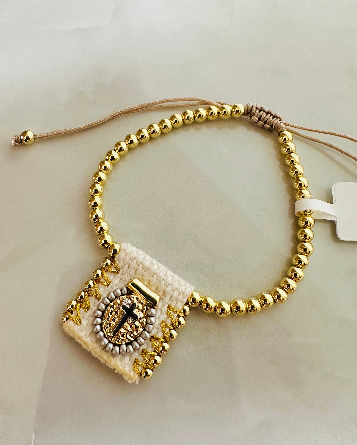 Pulsera Escapulario cruz