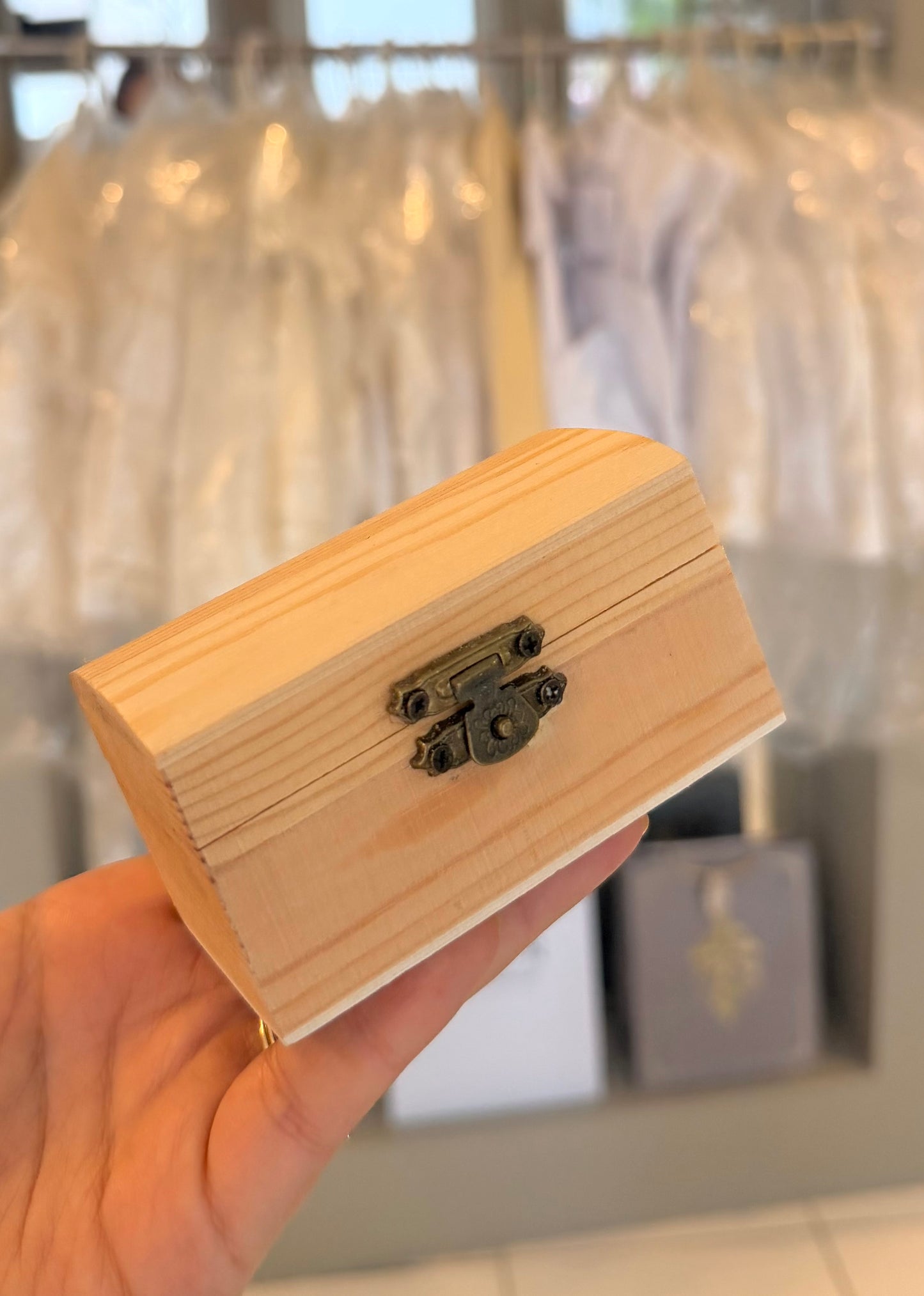 Cofre de madera mini (incluyegrabado )