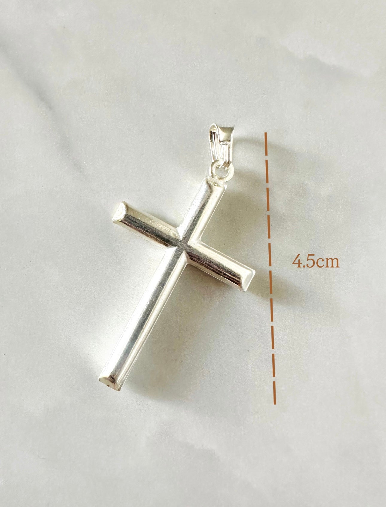 Cruz lisa (dije plata 925)