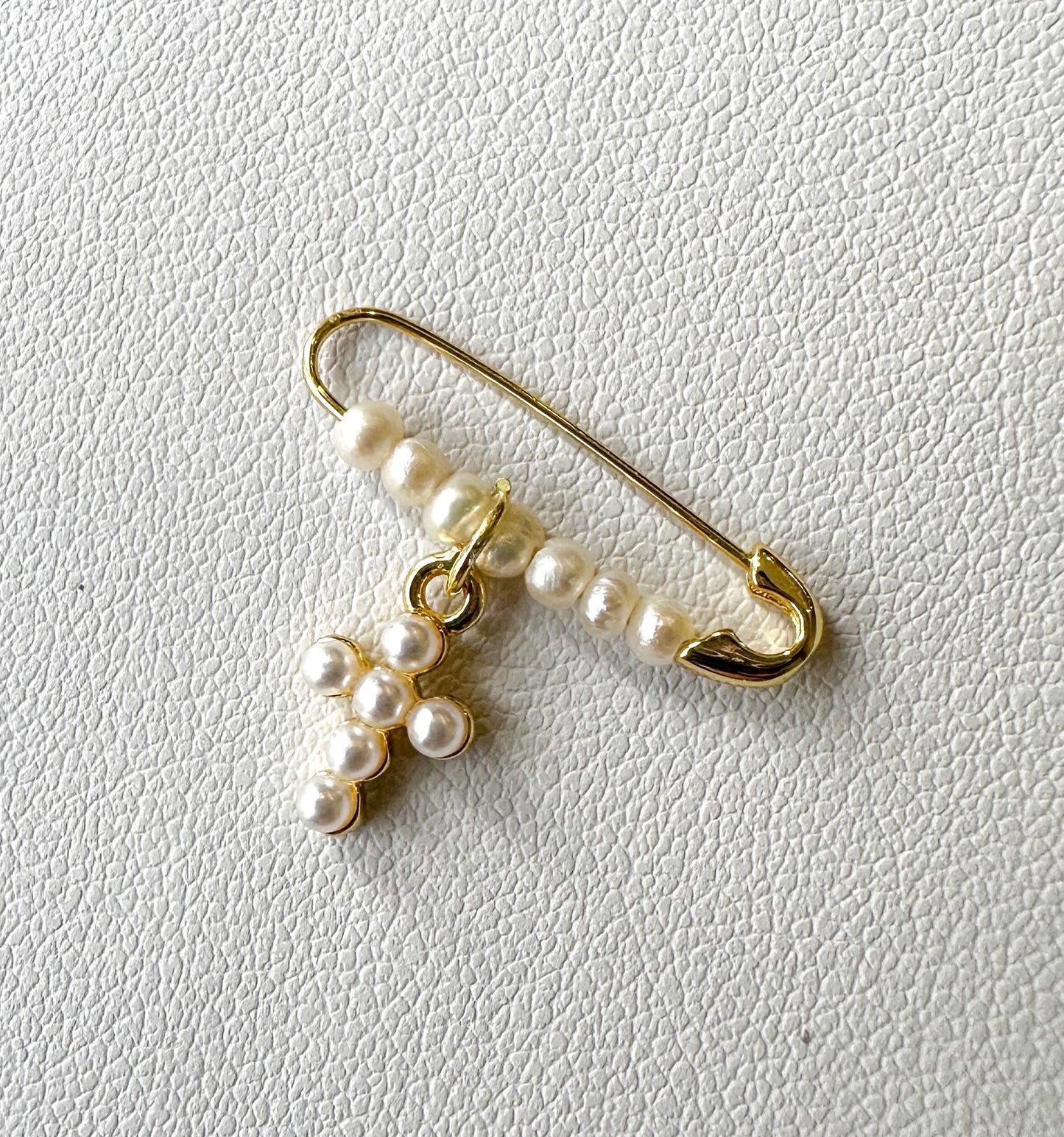 Pin Plata 925 baño de oro 18k (para bebés)