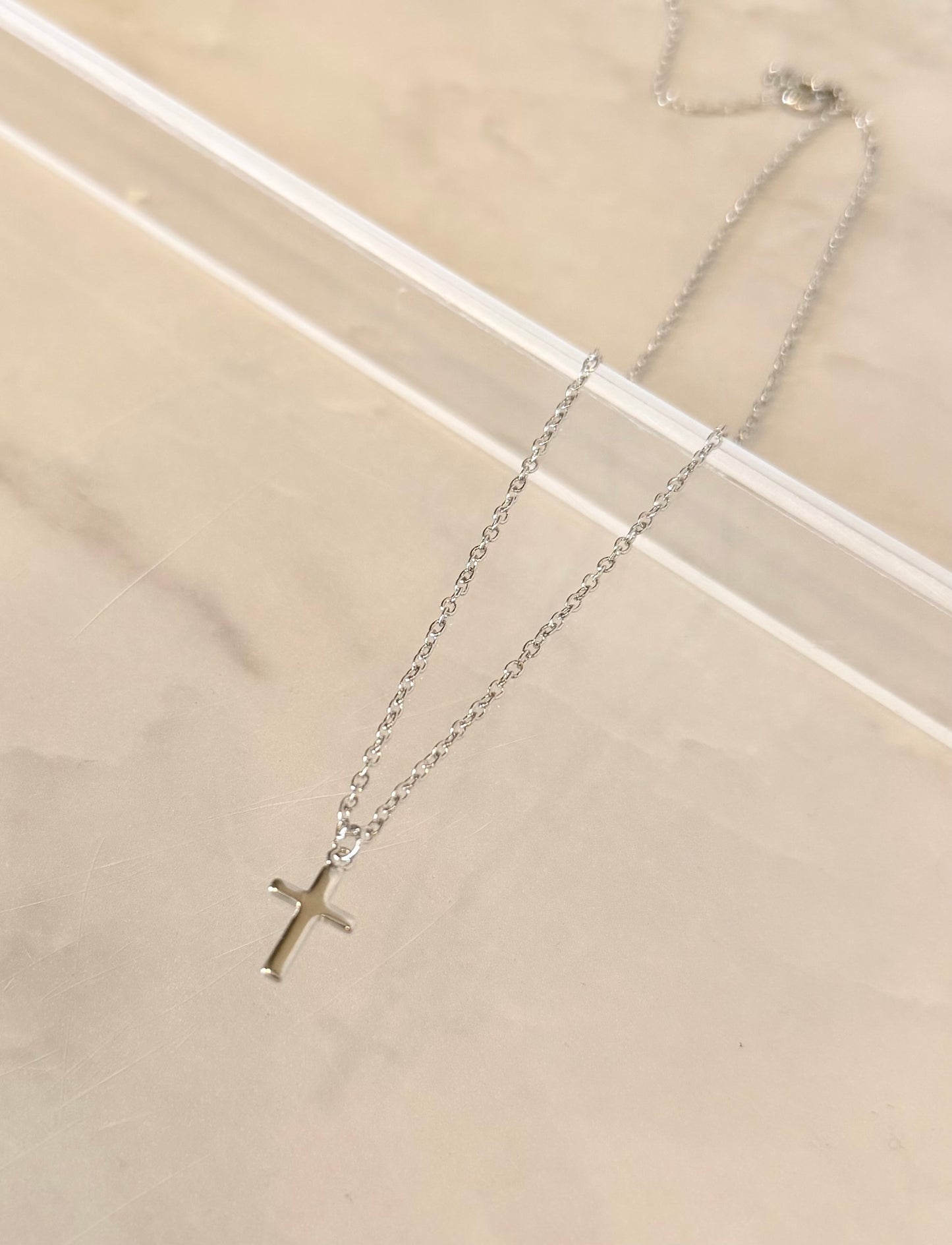 Mini Cross Silver