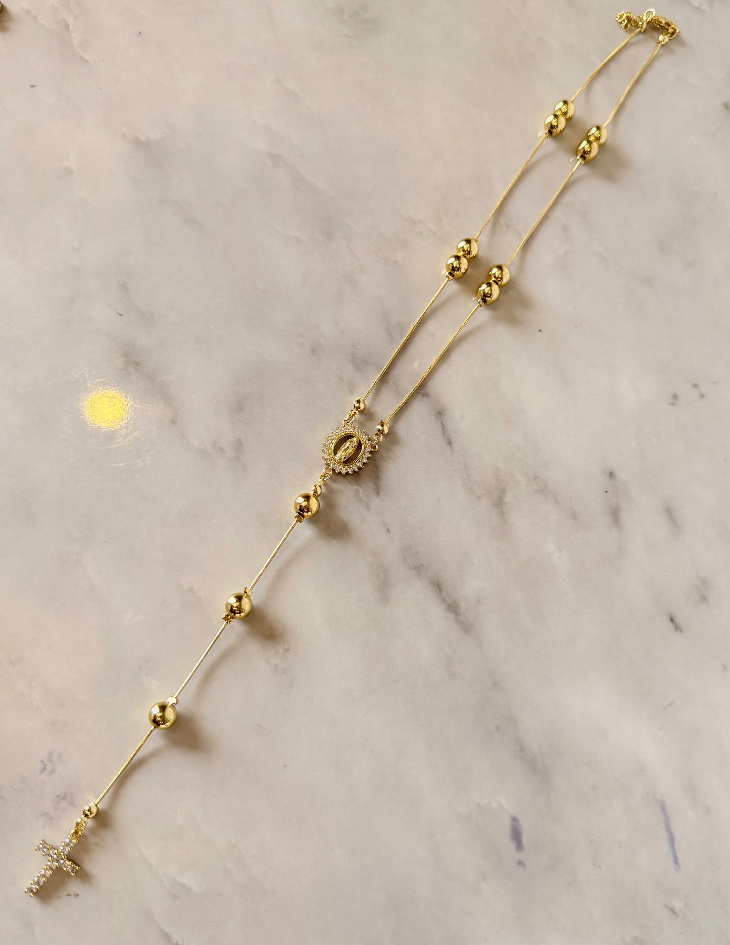 Golden Faith Rosary Virgen de Guadalupe