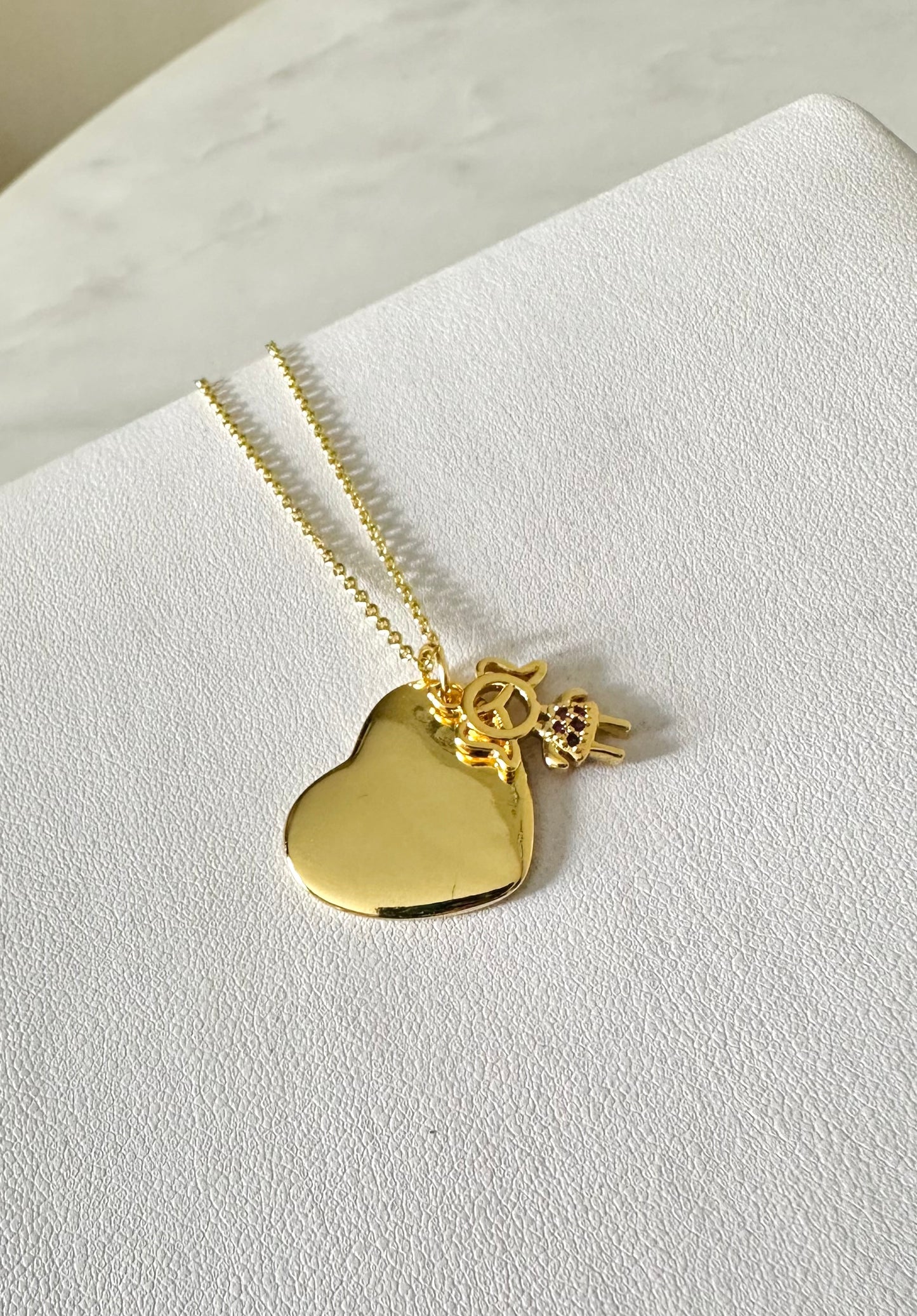 Plaquita Corazón y dije niña