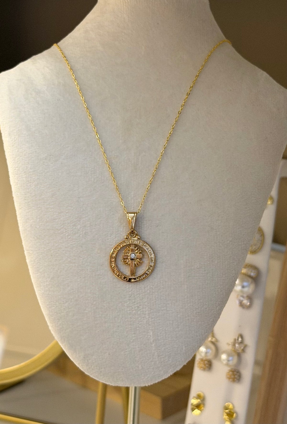 Custodio de fe (plata con baño de oro)