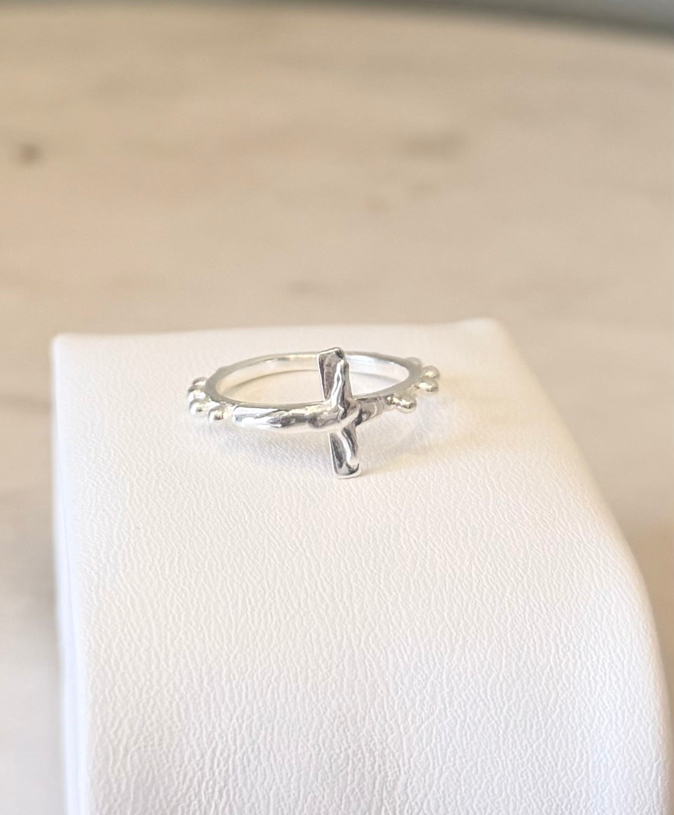 Anillo Rosario crucifijo