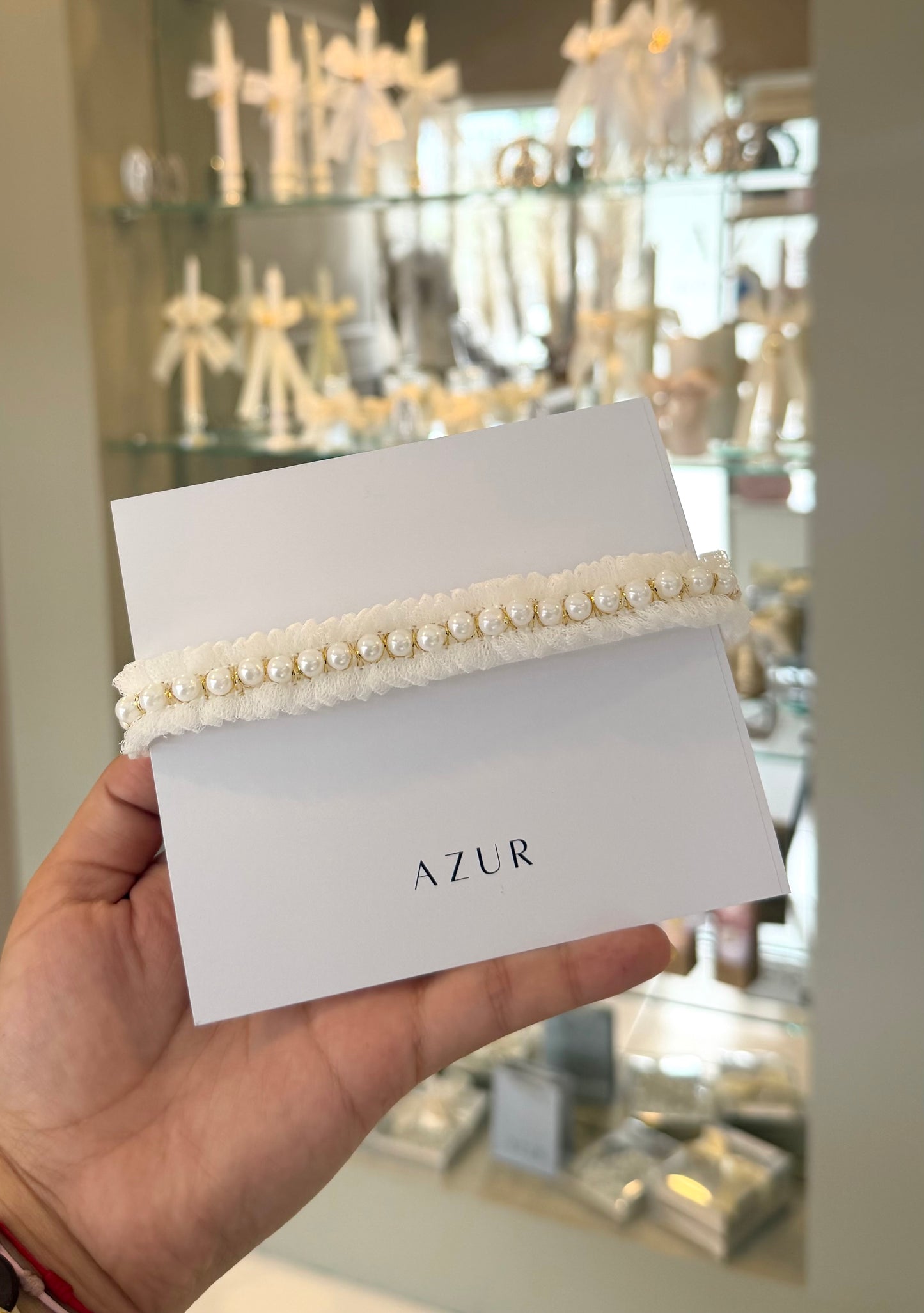 Tiara de perlas