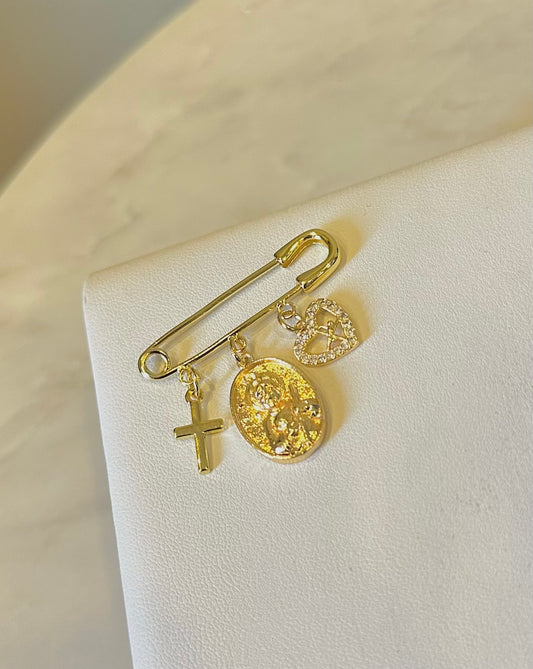 Pin Madalla San Benito (ideal para usar como adorno en el saco)