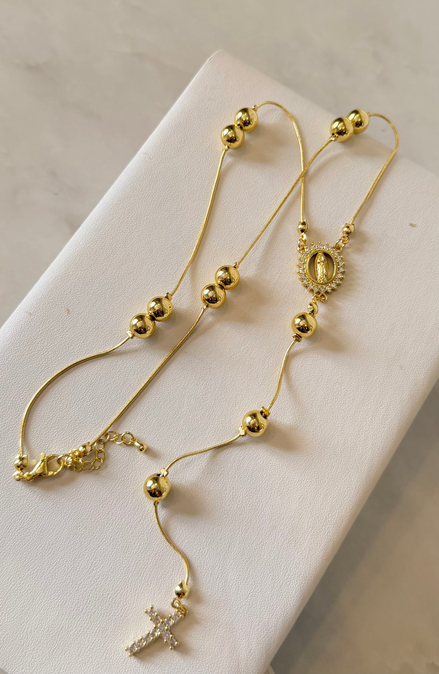 Golden Faith Rosary Virgen de Guadalupe