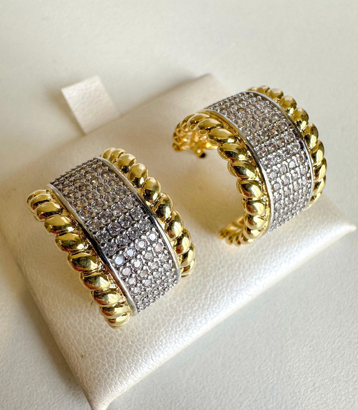 Gold & silver hoops