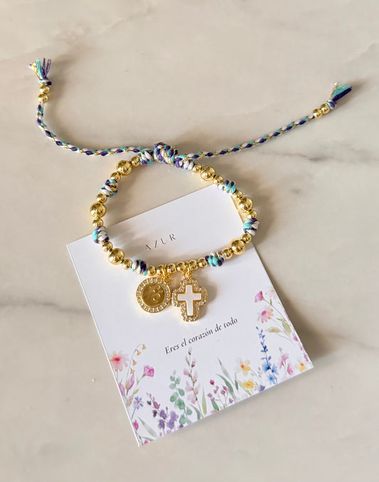 Pulsera de hilo Fe