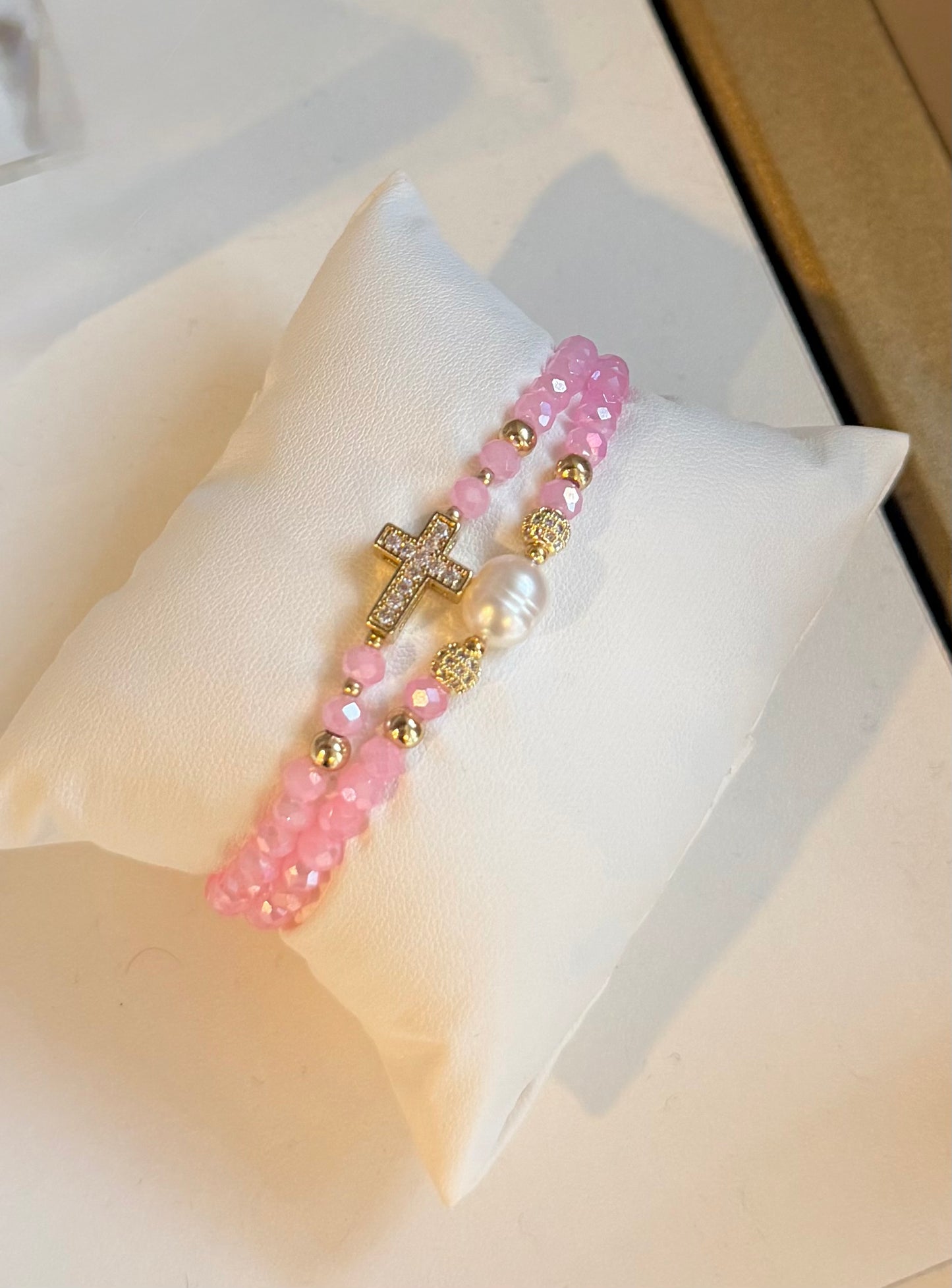 Set baby pink cross
