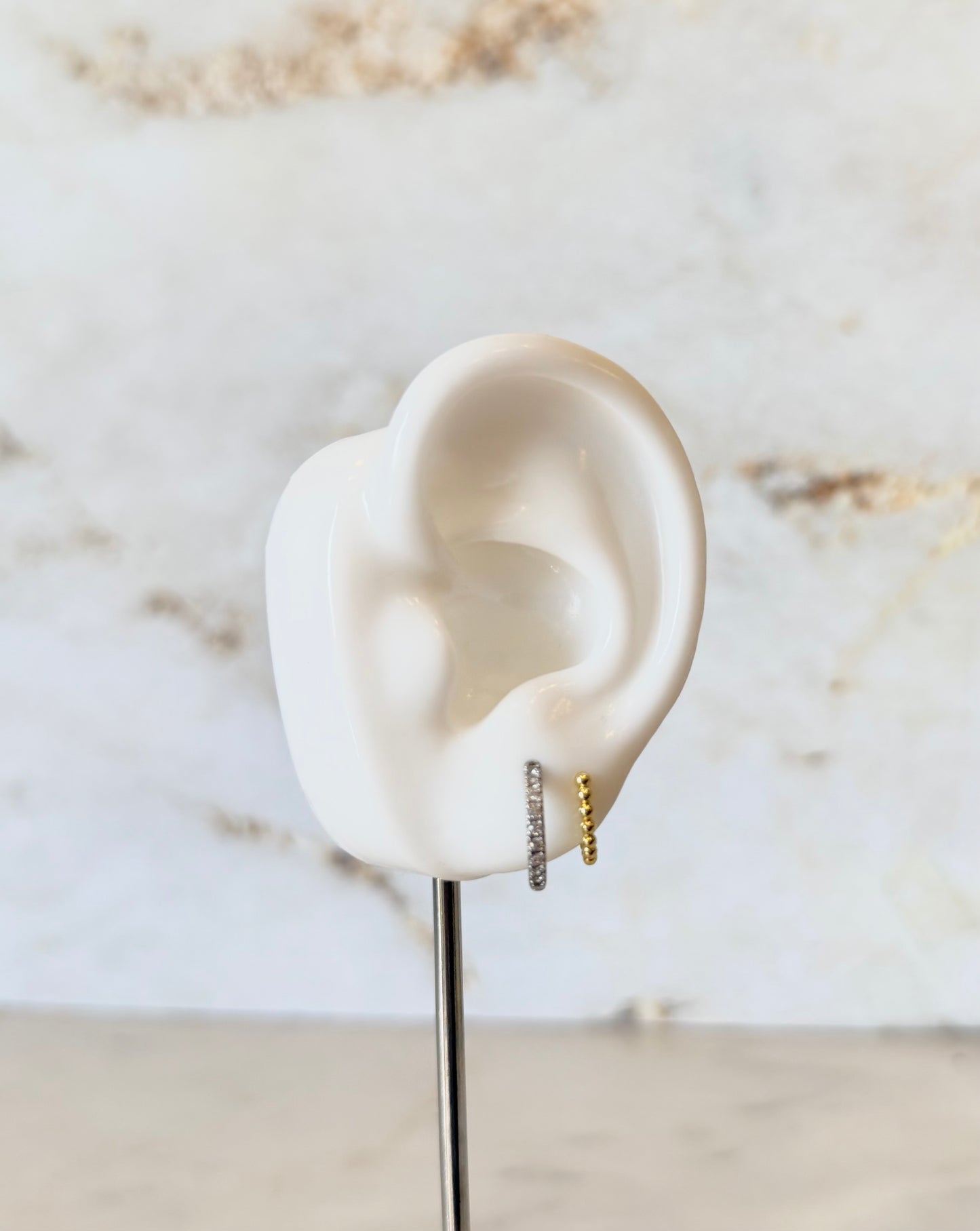 Aros dobles Silver y Gold