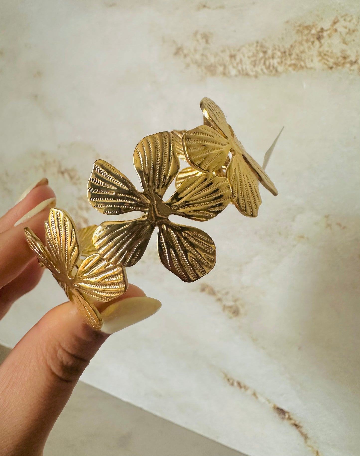 Brazalete Bangle Flowers