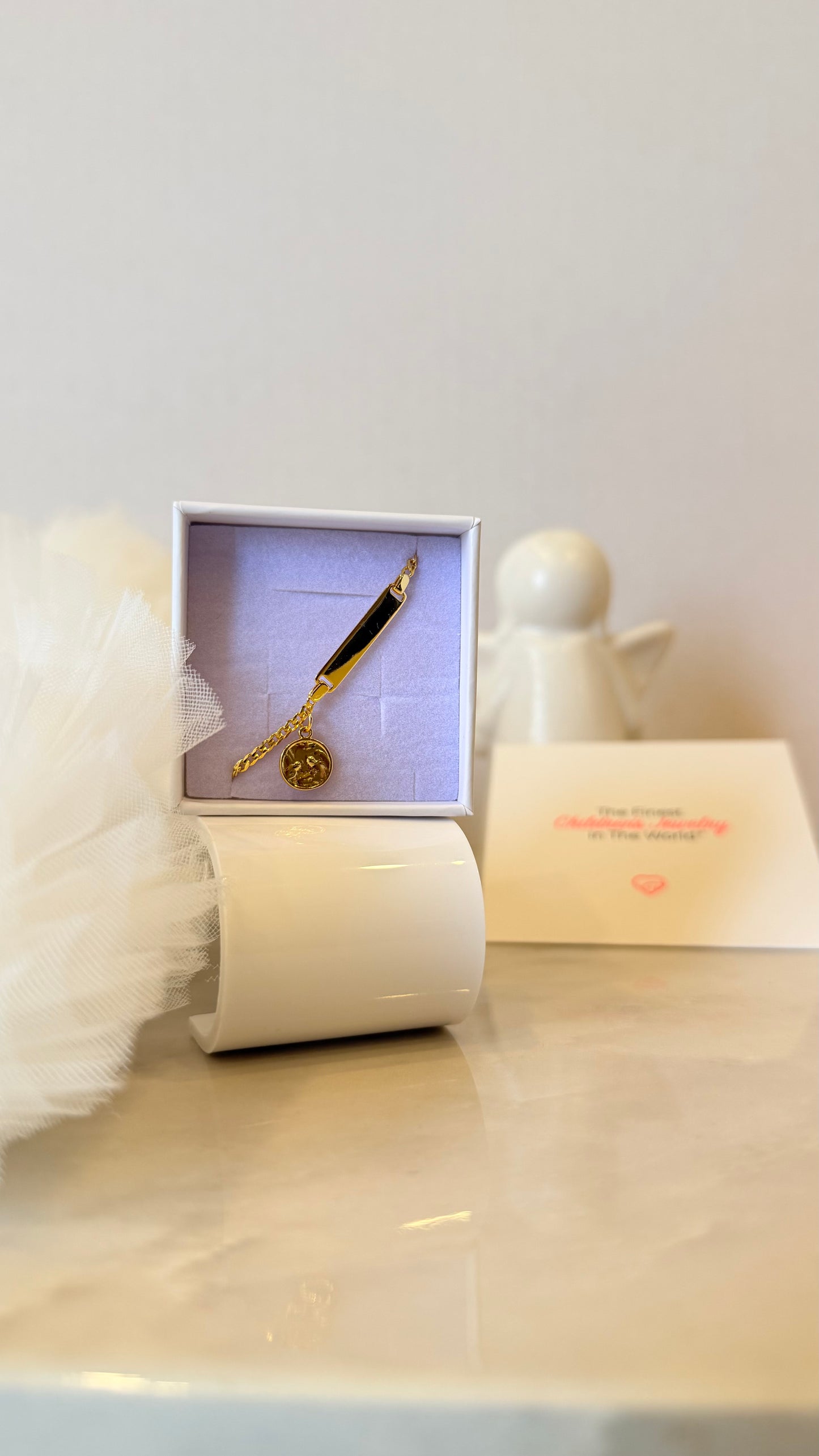 Pulsera Ángel de la Guarda Ddorado