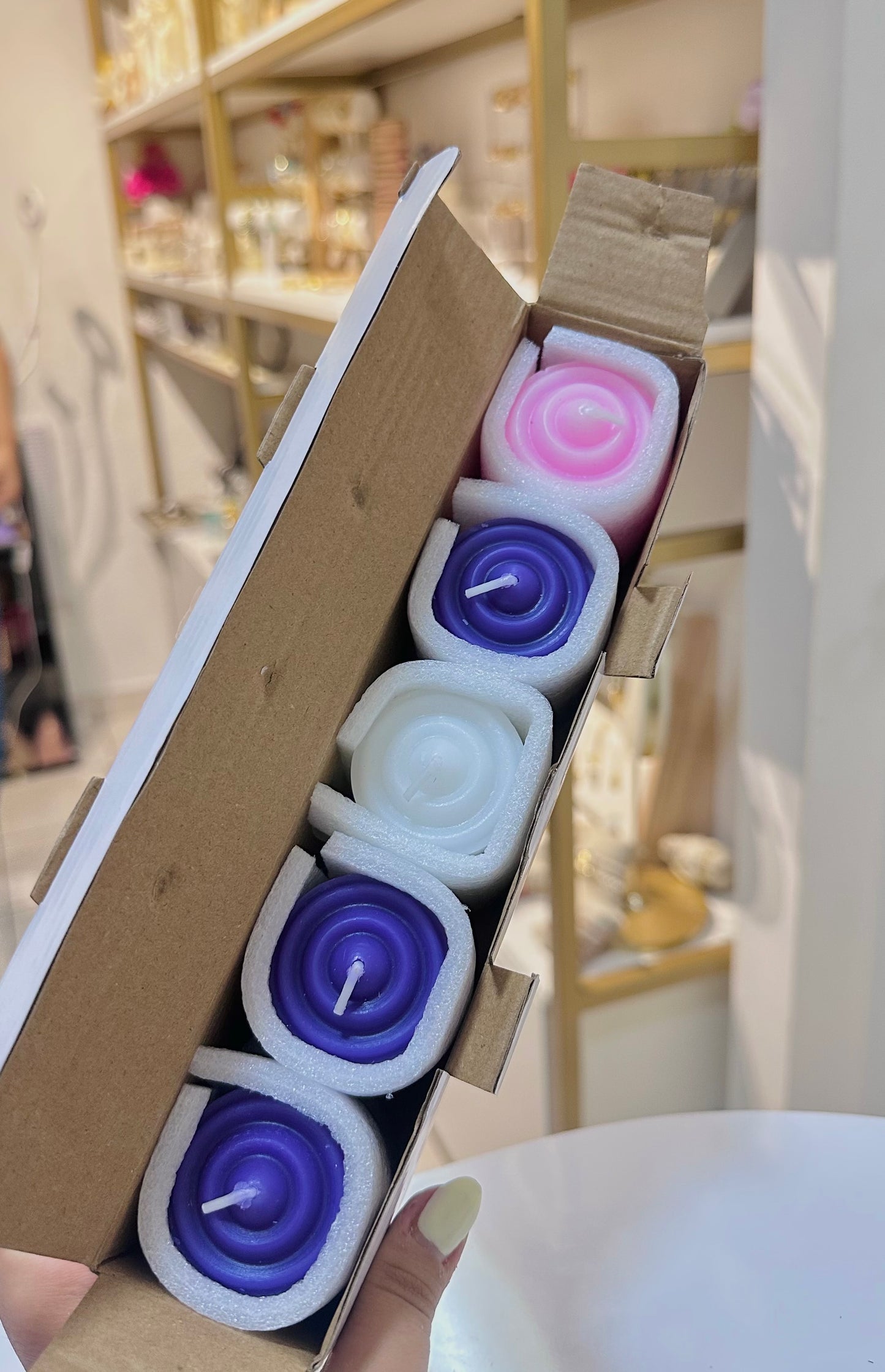 Set de velas de Adviento