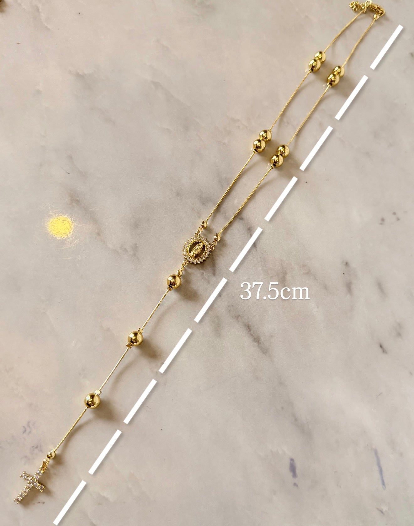 Golden Faith Rosary Virgen de Guadalupe