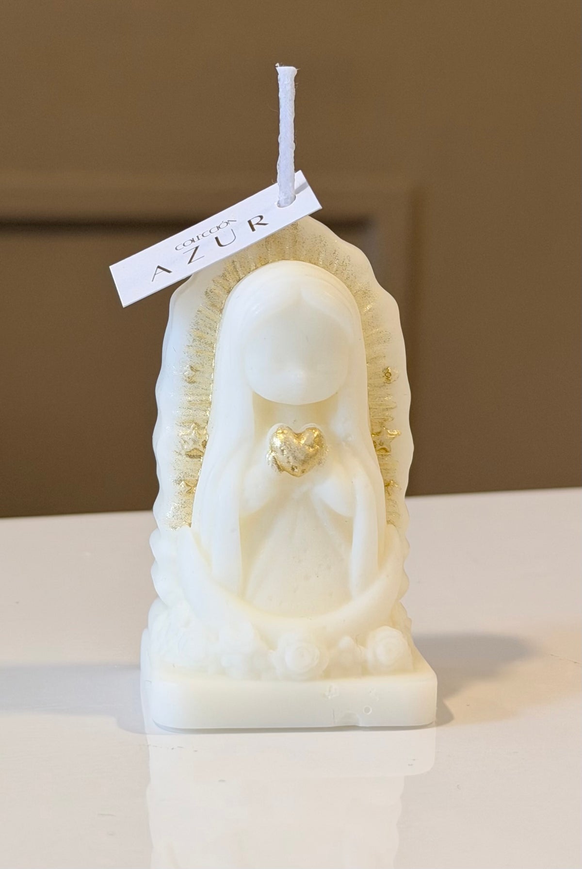 Mini vela de tocador virgencita