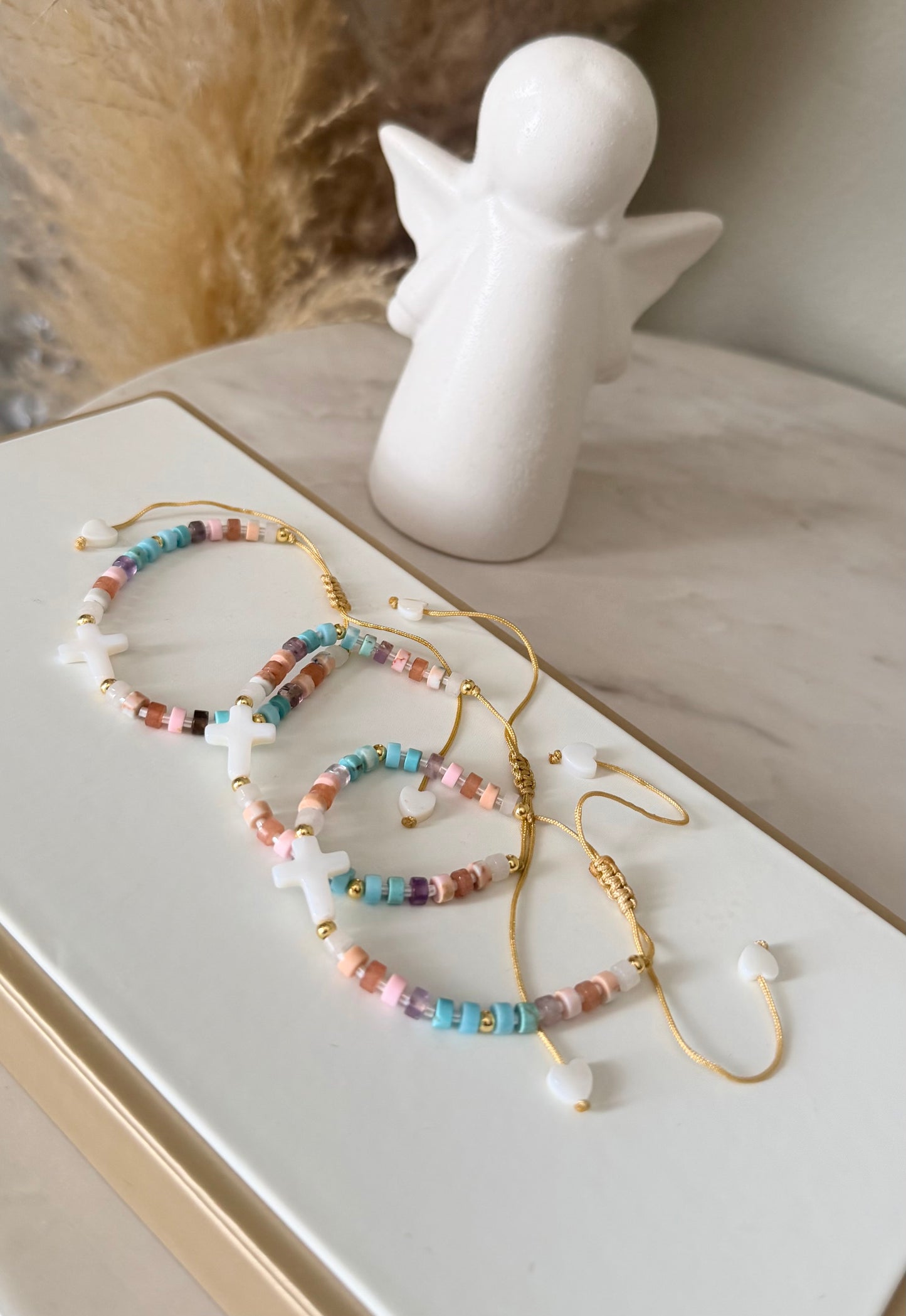 Pulsera Cielo pastel (nácar)