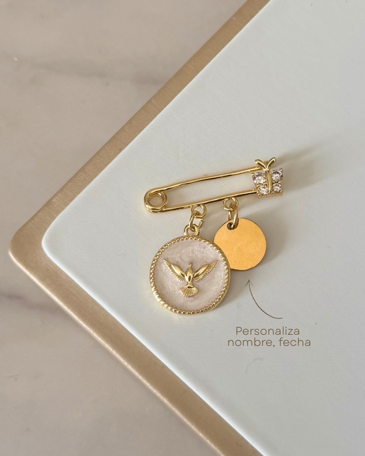 Pin Espíritu Santo (incluye 2 grabados)