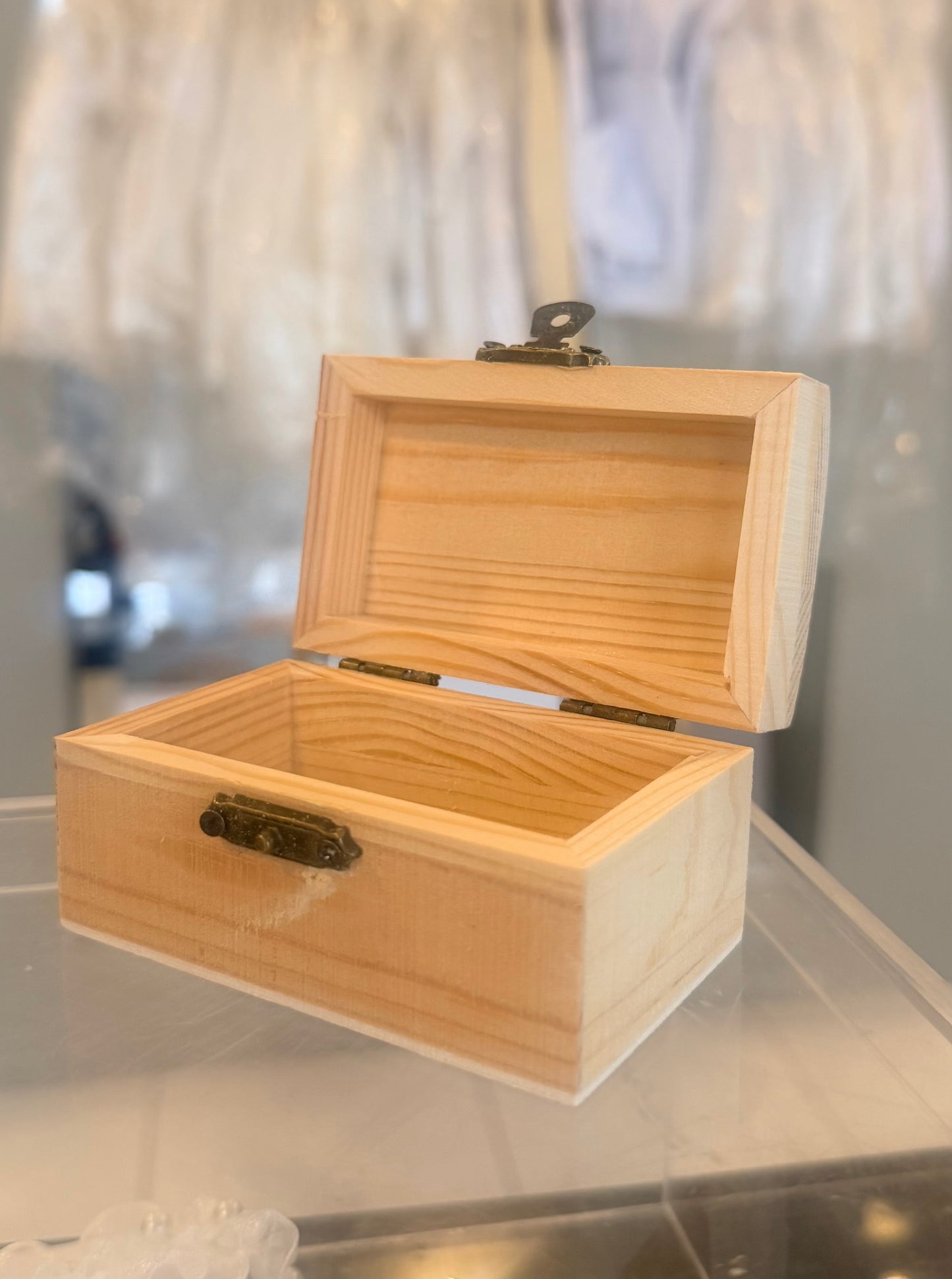 Cofre de madera mini (incluyegrabado )