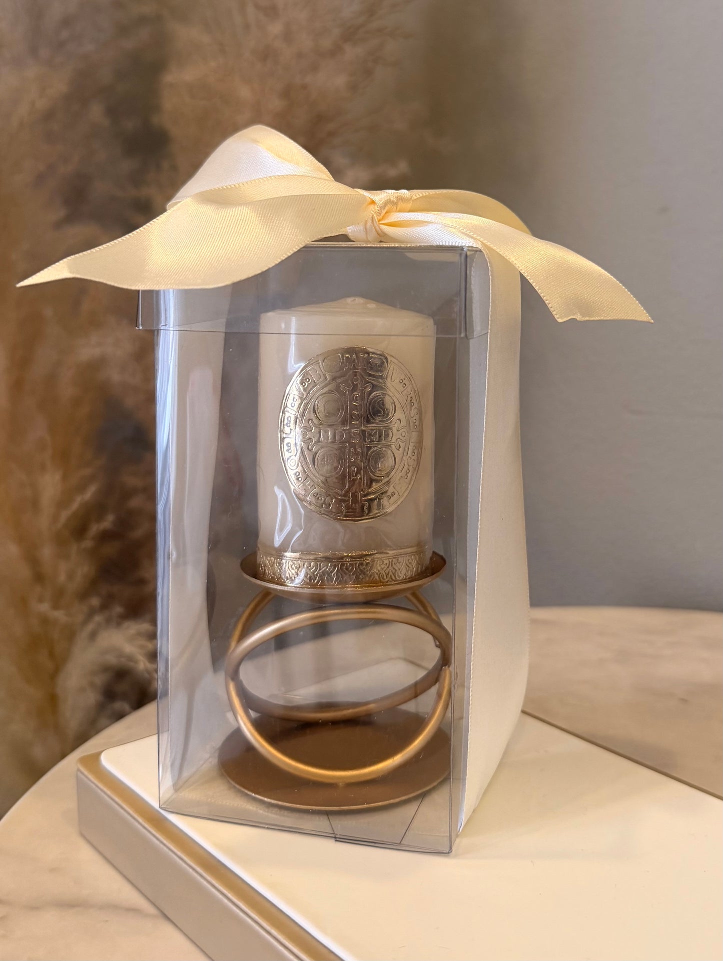 Cirio con base para altar