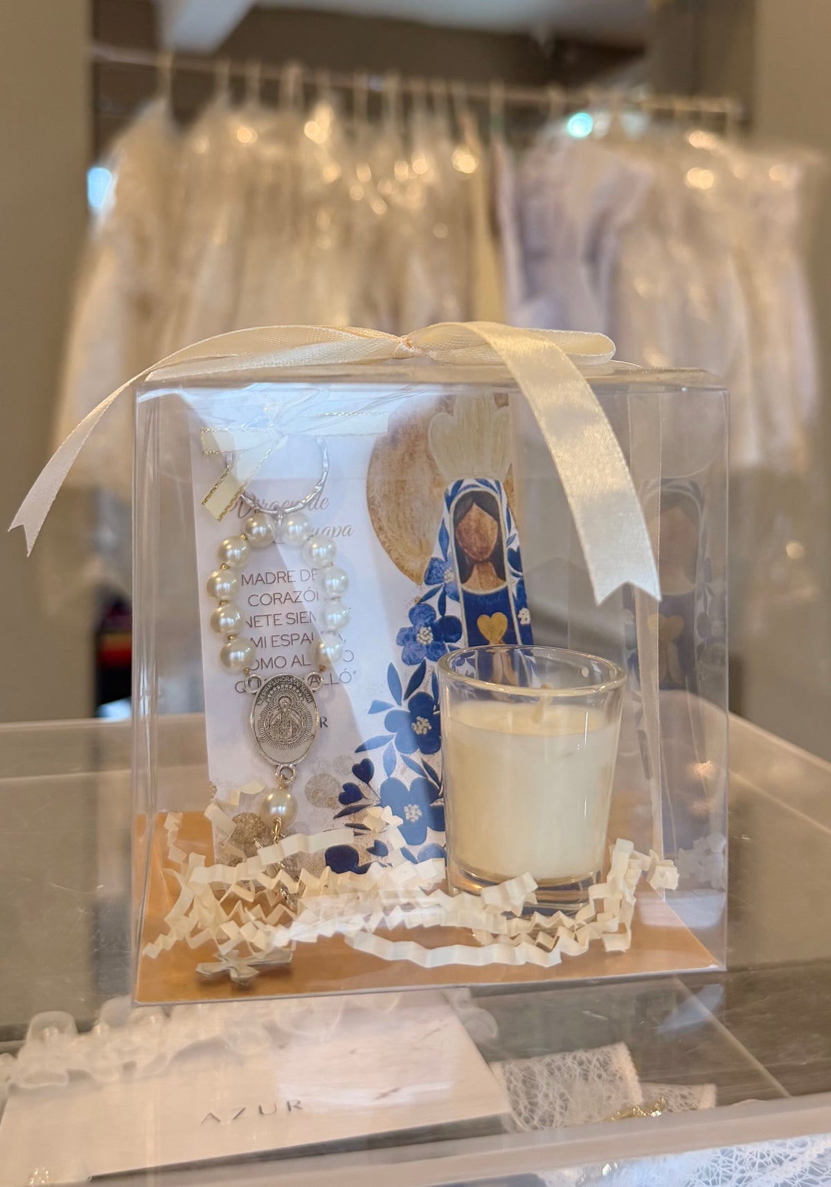 Cajita Virgencita de Suyapa/vela