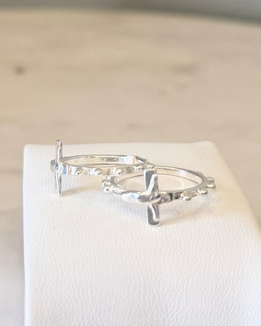 Anillo Rosario crucifijo