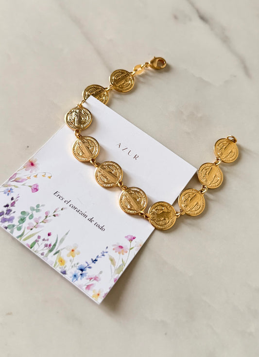 Moneditas San Benito protector