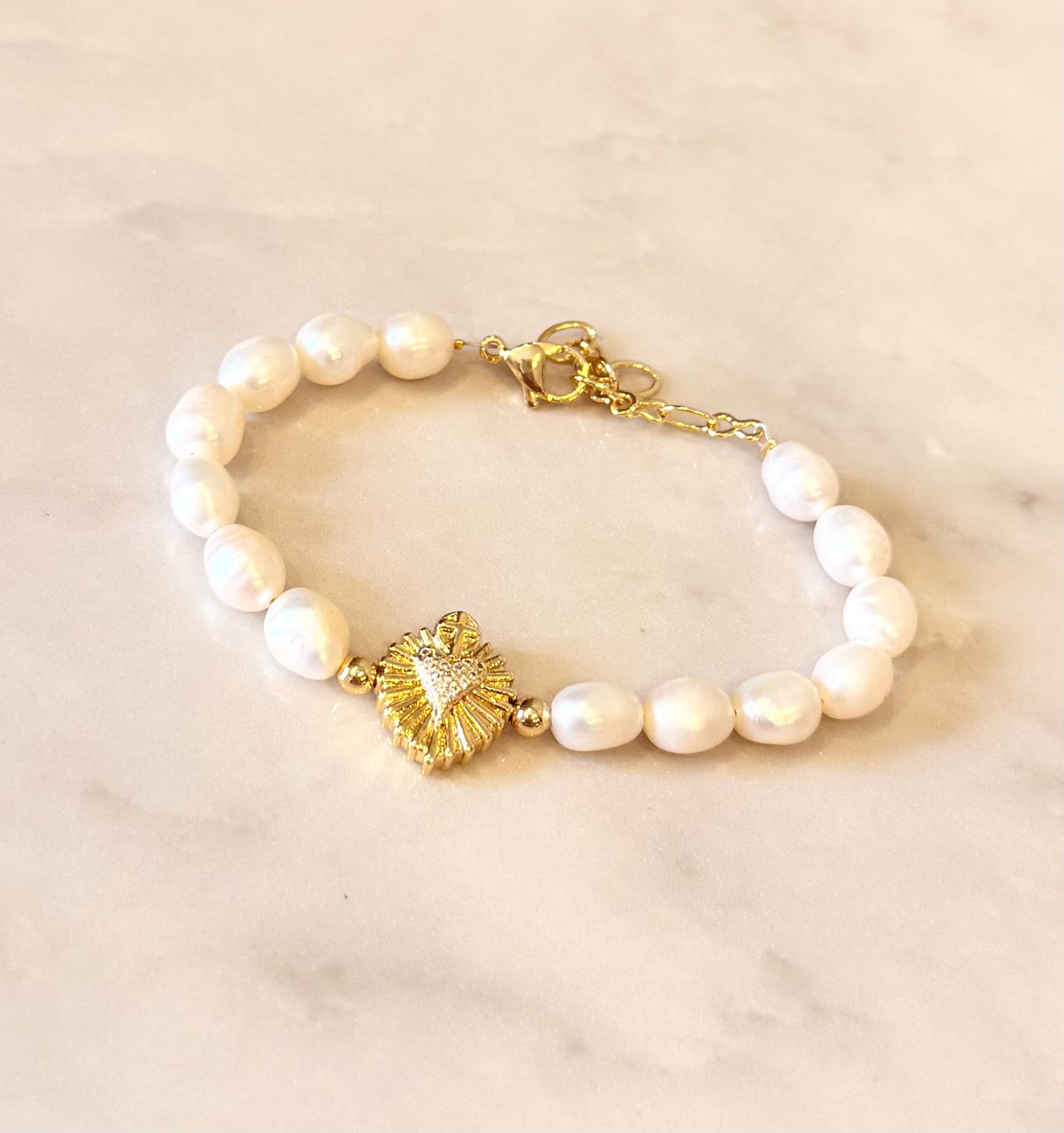 Sagrado Corazón de Jesús perlas