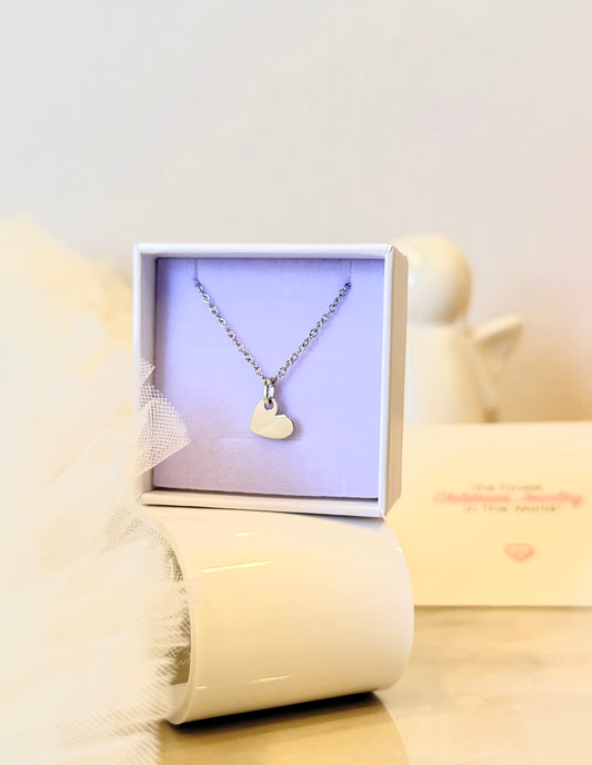 Heart chain (incluye grabado) para niñas